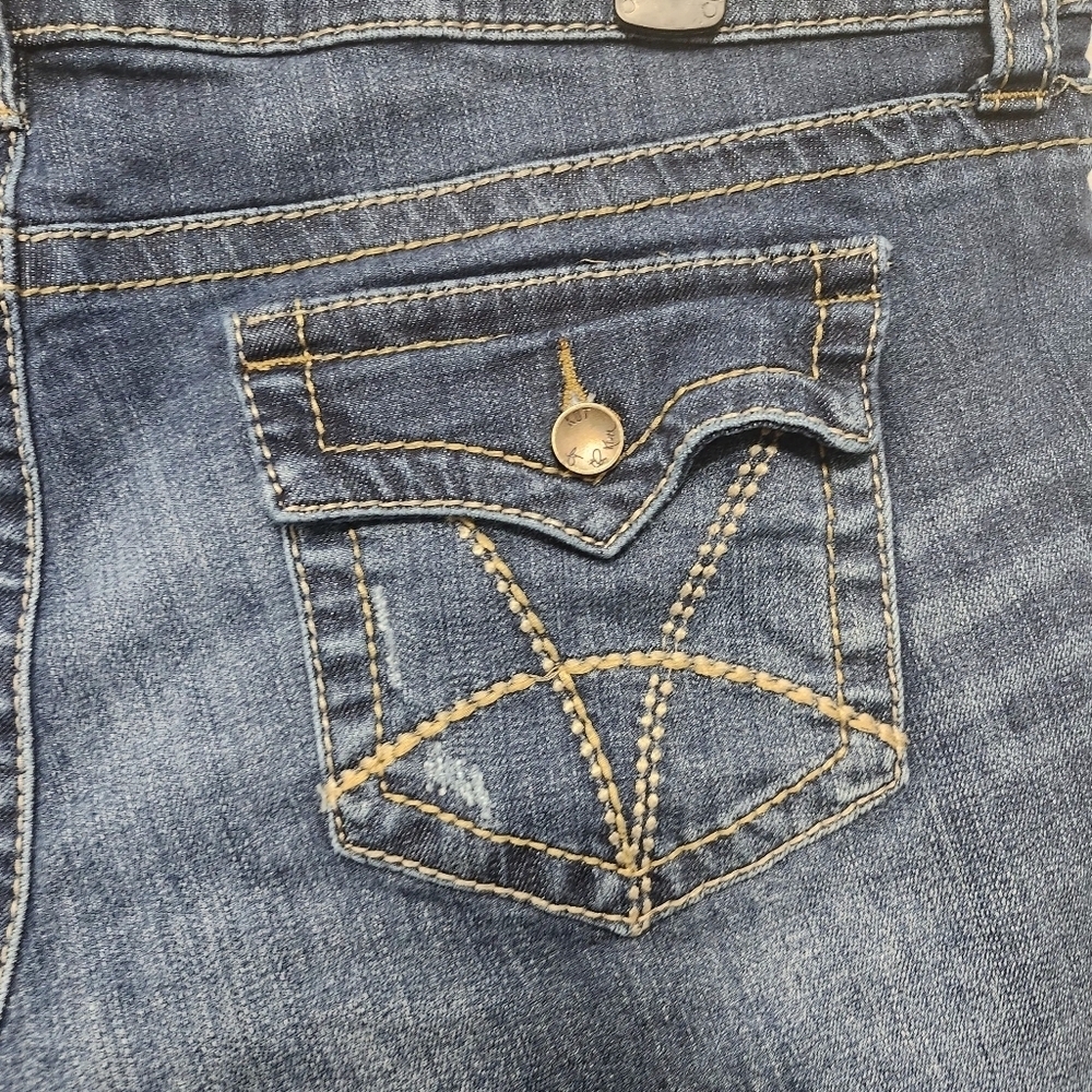 KUT women's Natalie denim shorts size 16 blue - Picture 6 of 9